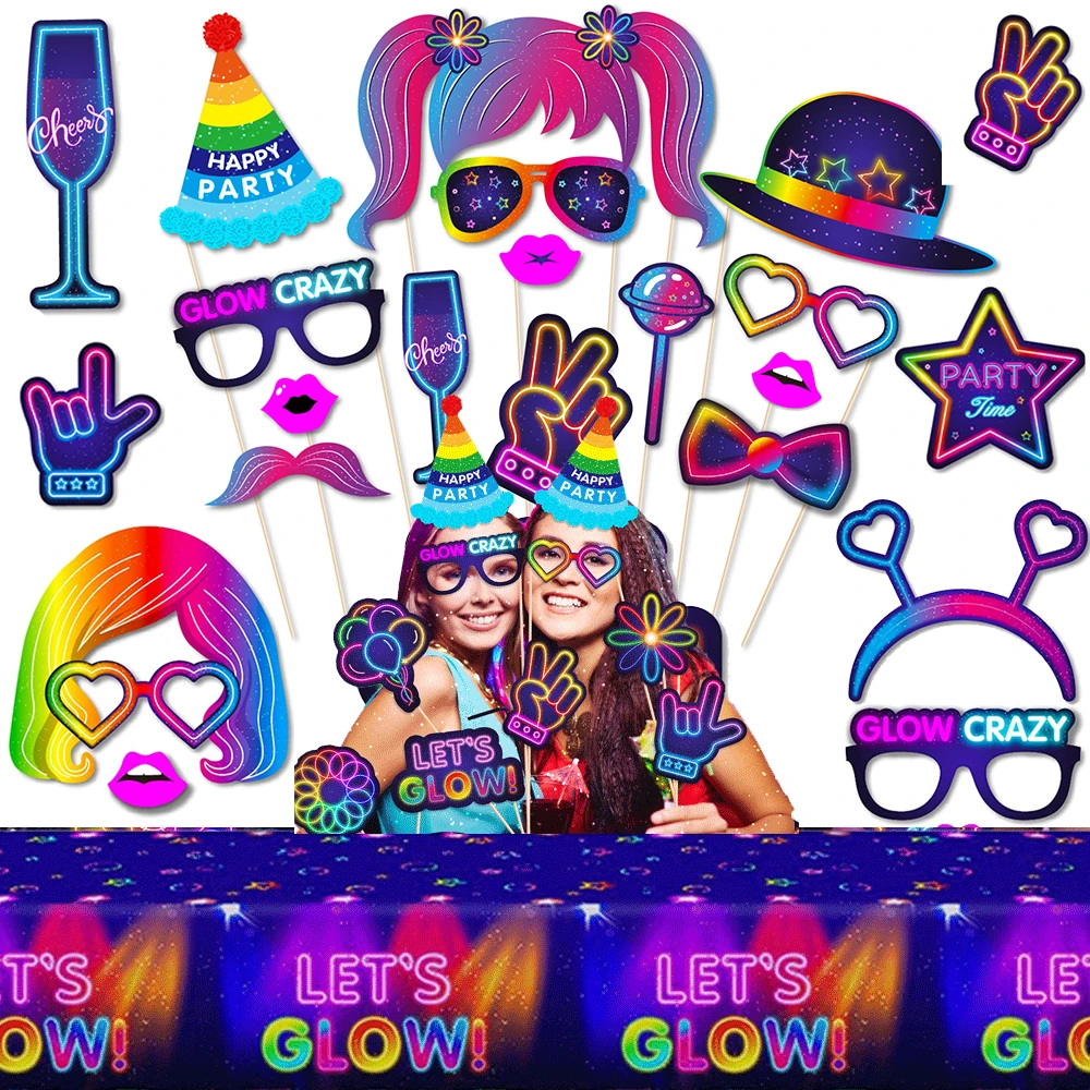 Let Glow-Accesorios de fotomat - Let'S Party Event Supply reseña y precio