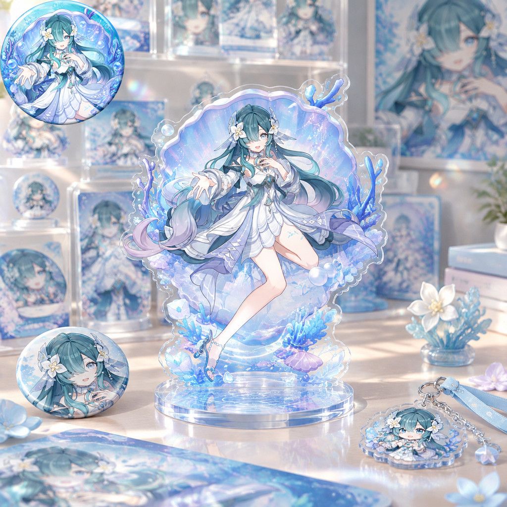 Broche de acrílico con figura  - Supply Event reseña y precio