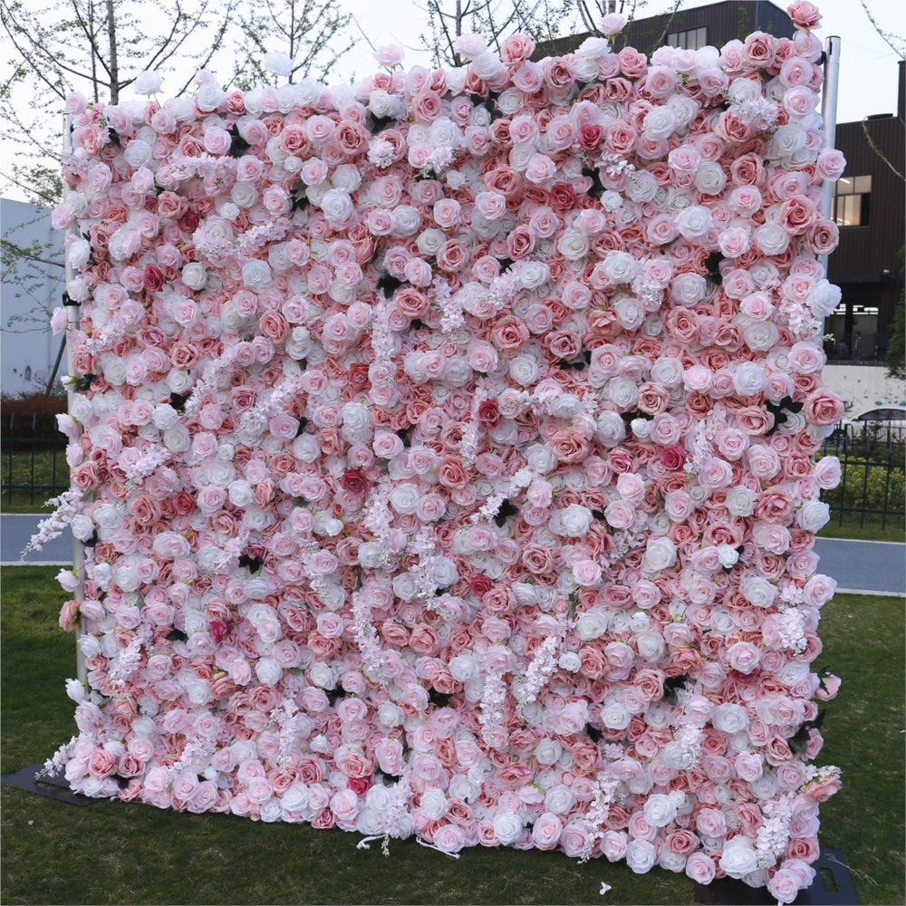 Uflower 5D Rosa Blanca de Tela - Flower Wall Panel reseña y precio